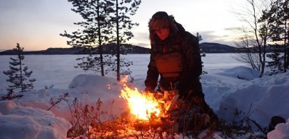 Bushcraft in Lappland