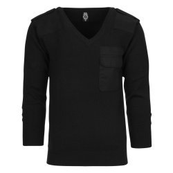 Fostex Pullover V-hals 50% wolle