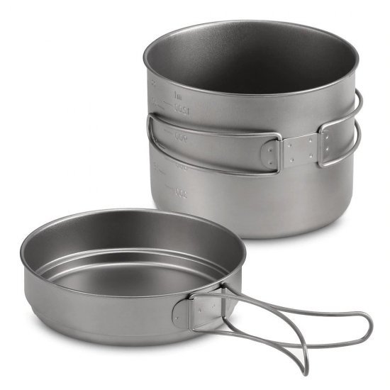 Titantopf 1100 ml & Pfanne 500 ml