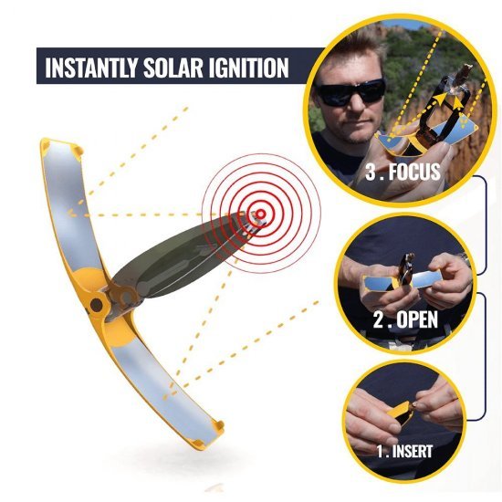 Solar Brother Solarfeuerzeug SUNCASE GEAR