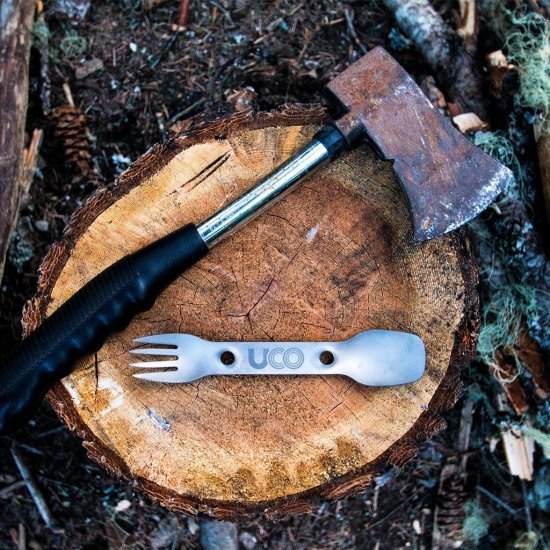 UCO Titanium Utility Spork with Tether